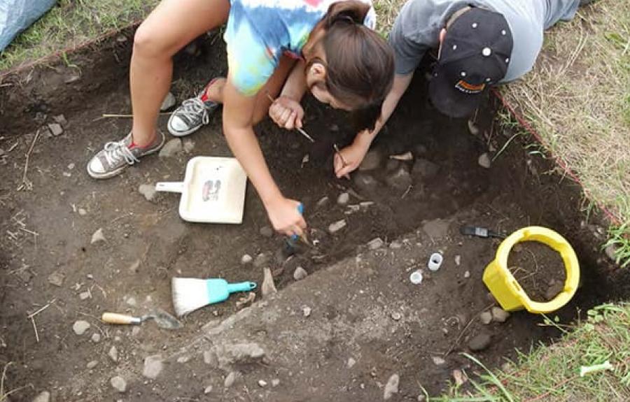 Field excavation site