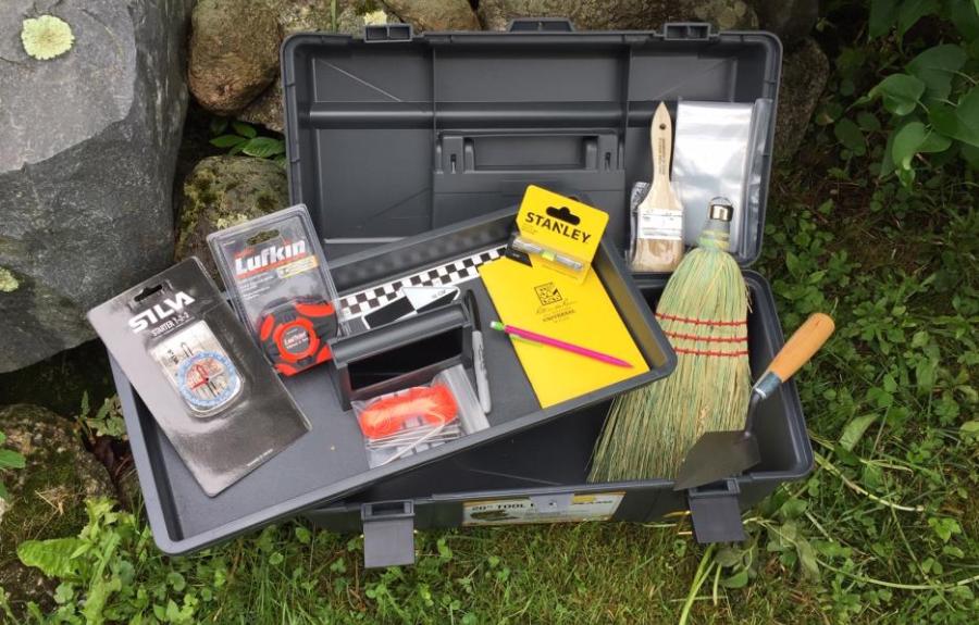 archaeological field kit