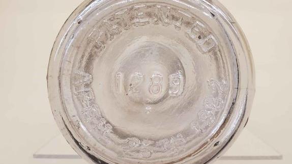 glass bottle base