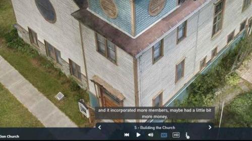 3D model of church