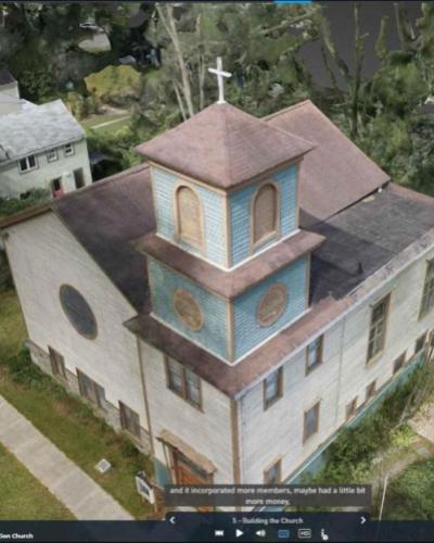 3D model of church