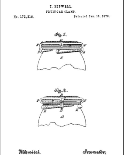 glass jar lid patent