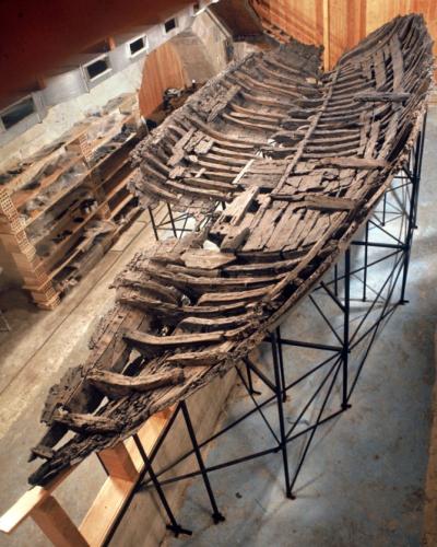 Image of hull of ancient ship