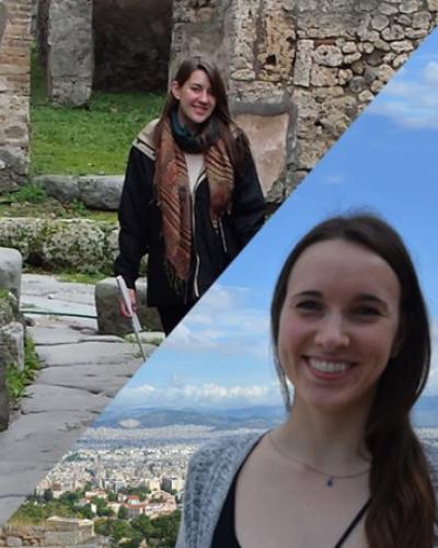 CIAMS MA Thesis Winners Jessica Plant (left) and Juliana van Roggen (right)